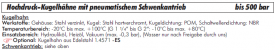 Hochdruck-Kugelhähne mit pneumatischem Schwenkantrieb IG, bis 500 bar, Hochdruckkugelhahn, Pneumatikhochdruckkugelhahn, Schwenkantriebkugelhahn